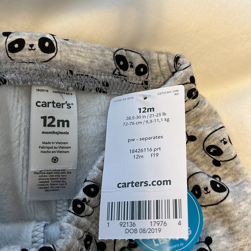 Carters baby girl panda outfit bundle - Picture 7 of 16